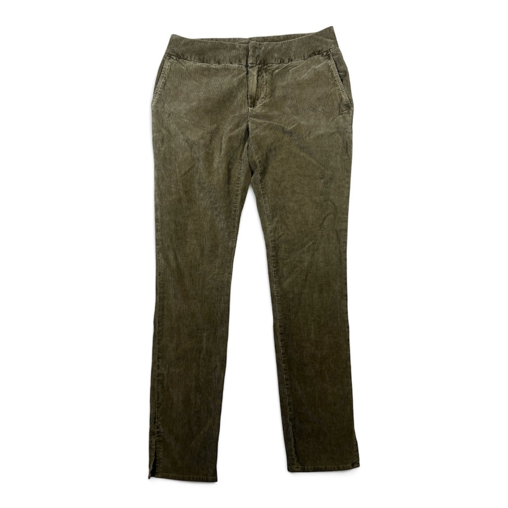 NWT James Perse Split Hem Skinny Corduroy Pant Clay Size 26 MSRP $225 WGC1507